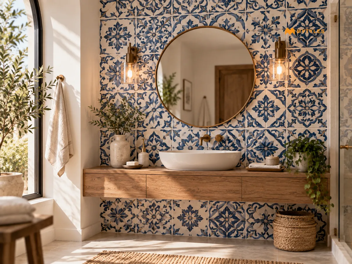 Try a Blue and White Scheme for an Easier Match